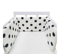 PTKG Breathable Mesh Cot Liner Breathable Crib Bumper Cot Liner Airwrap Cot Bumper Cot Mesh Bumpers Baby Cot Bumpers Safer Cot Liner Baby Cot Bumpers Padded,A03,180cm×30cm