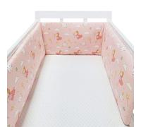 PTKG Breathable Mesh Cot Liner Breathable Crib Bumper Cot Liner Airwrap Cot Bumper Cot Mesh Bumpers Baby Cot Bumpers Safer Cot Liner Baby Cot Bumpers Padded,A06,250cm×30cm