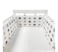 PTKG Breathable Mesh Cot Liner Breathable Crib Bumper Cot Liner Airwrap Cot Bumper Cot Mesh Bumpers Baby Cot Bumpers Safer Cot Liner Baby Cot Bumpers Padded,A10,150cm×30cm