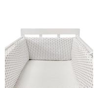 PTKG Breathable Mesh Cot Liner Breathable Crib Bumper Cot Liner Airwrap Cot Bumper Cot Mesh Bumpers Baby Cot Bumpers Safer Cot Liner Baby Cot Bumpers Padded,A31,200cm×30cm