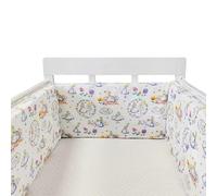PTKG Breathable Mesh Cot Liner Breathable Crib Bumper Cot Liner Airwrap Cot Bumper Cot Mesh Bumpers Baby Cot Bumpers Safer Cot Liner Baby Cot Bumpers Padded,A25,150cm×30cm