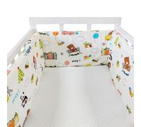 PTKG Cot Bumpers For Cot Bed Breathable Cot Bumper Crib Bumper Cot Bed Bumper Sets Cot Protector Bumper All Round Breathable Crib Bumper Cot Liner Airwrap Cot Bumper,A30,150cm×30cm