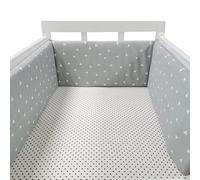 PTKG Cot Bumpers For Cot Bed Breathable Cot Bumper Crib Bumper Cot Bed Bumper Sets Cot Protector Bumper All Round Breathable Crib Bumper Cot Liner Airwrap Cot Bumper,A02,150cm×30cm