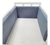 PTKG Cot Bumpers For Cot Bed Breathable Cot Bumper Crib Bumper Cot Bed Bumper Sets Cot Protector Bumper All Round Breathable Crib Bumper Cot Liner Airwrap Cot Bumper,A29,200cm×30cm