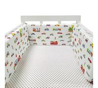 PTKG Cot Bumpers For Cot Bed Breathable Cot Bumper Crib Bumper Cot Bed Bumper Sets Cot Protector Bumper All Round Breathable Crib Bumper Cot Liner Airwrap Cot Bumper,A26,180cm×30cm