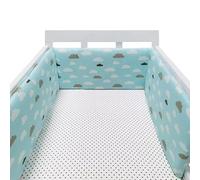 PTKG Cot Bumpers For Cot Bed Breathable Cot Bumper Crib Bumper Cot Bed Bumper Sets Cot Protector Bumper All Round Breathable Crib Bumper Cot Liner Airwrap Cot Bumper,A09,300cm×30cm