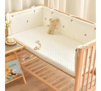 PTKG Cot Side Protectors Cot Liner Cover Baby Bed Bed Rail Guard Cot Crib Cover Protector for Babies Bed Rail for Baby Cot Side Protectors Bed Rail for Cot Bed,A3,200 * 28cm