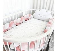 PTKG Decorative Pillow for Child Bedroom Sofa Floor All-Round Protection Pillow Thick Soft Breathable Cushion Bedroom Thick Soft Breathable Bed Guard Rail Knot Nursing,K9,250CM