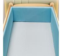 PTKG Liner Cot Cot Safer Cot Liner Baby Cot Padded Cot Liner Headboard Padded Side Protectors Crib Rail Cover Baby Crib Bed Liner Cot Universal Bedside Rail Fit,12,150 * 30CM