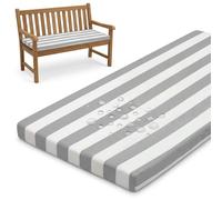 PTKG Window Seat Cushion 5 cm Thick Garden Bench Cushions 50d High-Resilience Foam Swing Seat Cushions 3 Seater Washable Cover Zippered for Bay Windows, Patio, Porch Furniture,Grau,95x50x5cm