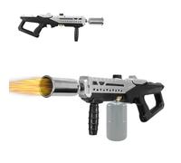 ptlsy Powerful Propane Torch Gun, Kitchen Torch with Adjustable Flame, Flamethrower Blow Torch Gun, Gas Welding Kits for BBQ, Searing Steak, Camping & Charcoal Torch Lighter(Tank Not Included)