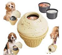 ptmhsmok Frozen Dog Chewers Toys,ice Cream Food Toy with No Oil Needed/Smooth ,Interactive Treat Dispensing Chewers to Keep Them Busy for Small Medium Large Breeds