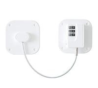 PTMYXIN A Pack Refrigerator Lock - Heavy Duty Combination Fridge Lock, Child/Baby Proofing Lock for Cabinets, Closets, Drawers, Window and More, Easy Install and Use (White)
