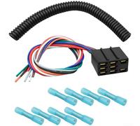 PTO Switch Harness Repair Kit M117518 for Brand Tractor Wiring Replacement ABS Black 12cm