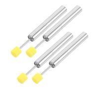 PTOOTP 4pcs Trash Can Lid Replacement Damper Hydraulic Piston Mechanism | Stainless Steel and Plastic Friendly Construction, Retrofit Controls Descent Speed, for Kitchen Bins and Home Renovators