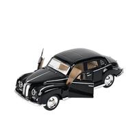 PTPTPTPT Model For Cabriolet Vintage Car Model Classic Pull Back Alloy Car Collection Decorate Gifts Kid 1:32 (Black)