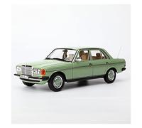 PTPTPTPT Modelo 1/18 For Mercedes-Benz 1982 Full Door Alloy Die-casting Simulation Car Model Light Green Collection Decoration