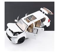 PTPTPTPT Modelo For 1:18 Lexus LX570 SUV Alloy Die-casting Door Can Be Fully Opened Car Model Collection Display Gift (B)