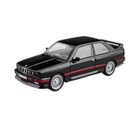 PTPTPTPT Modelo For 1988 BMW M3 Alloy Sports Car Model Diecasts Metal Classic Car Model Sound And Light Toys Gift 1:24 Regalos navideños(Black 2)