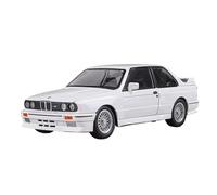 PTPTPTPT Modelo For 1988 BMW M3 Alloy Sports Car Model Diecasts Metal Classic Car Model Sound And Light Toys Gift 1:24 Regalos navideños(White 1)