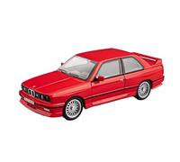 PTPTPTPT Modelo For 1988 BMW M3 Alloy Sports Car Model Diecasts Metal Classic Car Model Sound And Light Toys Gift 1:24 Regalos navideños(Red 2)