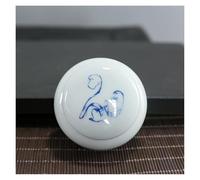 Ptrecniok Pet urn， Mini Ceramic Urn With Chinese Zodiac Design For Human Ashes Keepsake(Monkey)