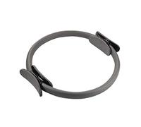 Ptrecniok Yoga ring， Dual Grip Training Yoga Pilates Ring For Muscle Exercise Kit Magic Circle(Grey)