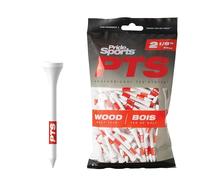 Pride White and Red Professional Golf Tees, Size: 2 1/8" | American Golf