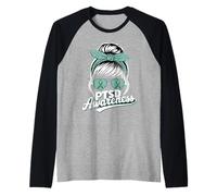 PTSD Awareness Post Traumatic Stress Disorder Awareness Raglan Baseball Tee