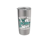 PTSD Awareness Post Traumatic Stress Disorder Awareness Stainless Steel Insulated Tumbler