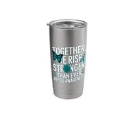 PTSD Awareness Post Traumatic Stress Disorder Awareness Stainless Steel Insulated Tumbler