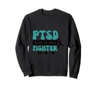 PTSD Fighter Supportive Apparel Mental Health Awareness Sweatshirt