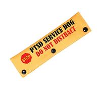 PTSD Service Dog Do Not Distract Alert Dog Leash Wrap PTSD Service Dog Leash Sleeve PTSD Assistance Dog Alert Gift (Do Not Distract-D)