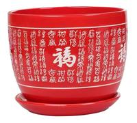 ptumcial flower pots for indoor plants Plant Pot, Ceramic Pots For Plants, Ceramic Planter with Drainage Hole and Saucer, Home/Garden Outdoor Decorative