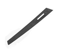 PTWOIXMBG Compatible With Audi A3 8Y S3 2021-2025 Carbon Fiber Co-pilot Dashboard Panel Trim Strip Instrument Sticker(CARBON BLACK RHD)