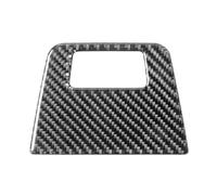 PTWOIXMBG Compatible With Audi A3 8Y S3 2021-2025 Carbon Fiber Rear Seat Center Console Panel Trim Sticker Car Tuning Accessories(Carbon Fiber Black)