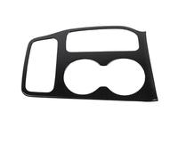 PTWOIXMBG Compatible With Jeep Grand Cherokee 2016-2020 Car Gear Shift Panel Cup Holder Decoration Cover Interior Accessories(Black Carbon fiber)
