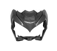 PTWOIXMBG Motorcycle Front Upper Nose Headlight Fairing Cowls Cover Set ABS Compatible With Kawasaki Z 900 2020-2024(Carbon Fiber Look)