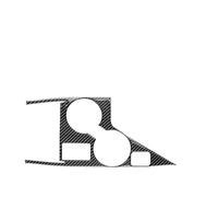 PTWOIXMBG Real Soft Carbon Fiber Central Control Cup Panel Sticker Compatible with Subaru Crosstrek/Impreza 2024 Cover RHD LHD(LHD BK Cup)