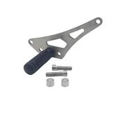 PTWOIXMBG Single Left- Foot Lock Compatible With Sur-Ron Light Bee Stunt Bike - Stainless Steel & Black Mixed Color(BLACK SLIVER)