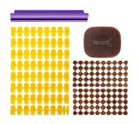 Ptwola 2 Sets Alphabet Number Symbols Cookie Cutters Set Biscuit Fondant Cake Impress Embosser Cutter Stamp Press DIY Mold for Crafting Projects and Creative Baking