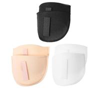 Ptwola 3 Pairs Shoulder Pads for Women Clothes, Soft Sponge Anti-Slip Detachable Shoulder Pad Reusable No-Sewing Required High Low Shoulders Enhancer for Men Blazer Suit Coat Shirt Sewing Accessories