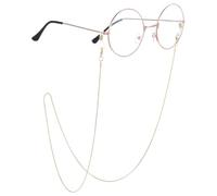 Ptwola 3 Pcs Stylish Eyeglass Chain Women Sunglass Neck Strap Holder with 6 Pairs Adjustable Rubber Ends Connectors