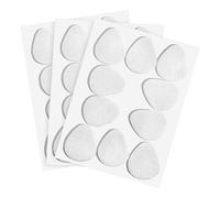 Ptwola 30 Pack Felt Metatarsal Pads Ball of Foot Cushions for Women Forefoot Cushion Pads Foot Petals Sole Support Adhesive Callus Cushion for Bottom Men Dancers Metatarsalgia Pain Relief