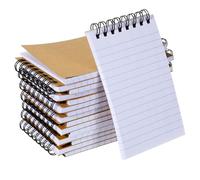 Ptwola 30 Pack Pocket Notebooks, 3 x 5 Inch Small Oxford Spiral Memo Pads Top Wire Bound Mini Tiny Notepad Lined College Ruled Paper for Home Office Work School Travel Meeting, 60 Sheets/120 Pages