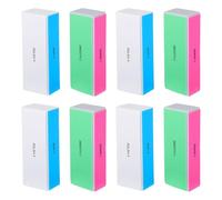 Ptwola 8 Pcs Way Nail Buffer Block Files Nail Shine Buffers Blocks Natural Acrylic Nails Gel Polish Smoother Buffing Block Polisher Fingernail File Buffer for Professional Pedicure Manicure Tools Kits