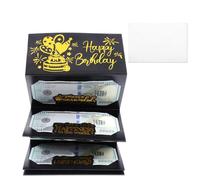 Ptwola Birthday Money Envelope for Cash Gifts Surprise Cash Fold Card Money Holder for Husband Wife Boyfriend Girlfriend Him Her Party Anniversary Game()