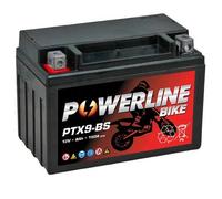 PTX9-BS Powerline Factory Sealed Motorcycle Battery 12V 9Ah