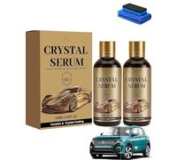 PTZ Crystal Serum, Ceramic Car Coating Kit, Advanced Graphene Ceramic Coating for Cars, 9H+ Graphene Coating, Long Lasting Protection, Scratch Scratch Gloss Hydrophobicty for Auto Glass & Wheel (2)
