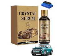 PTZ Crystal Serum, Ceramic Car Coating Kit, Advanced Graphene Ceramic Coating for Cars, 9H+ Graphene Coating, Long Lasting Protection, Scratch Scratch Gloss Hydrophobicty for Auto Glass & Wheel (1)